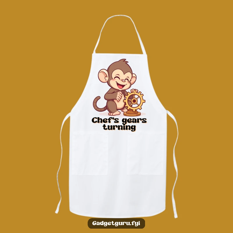 Funny Monkey Gear Apron: Keep Clean While You Create