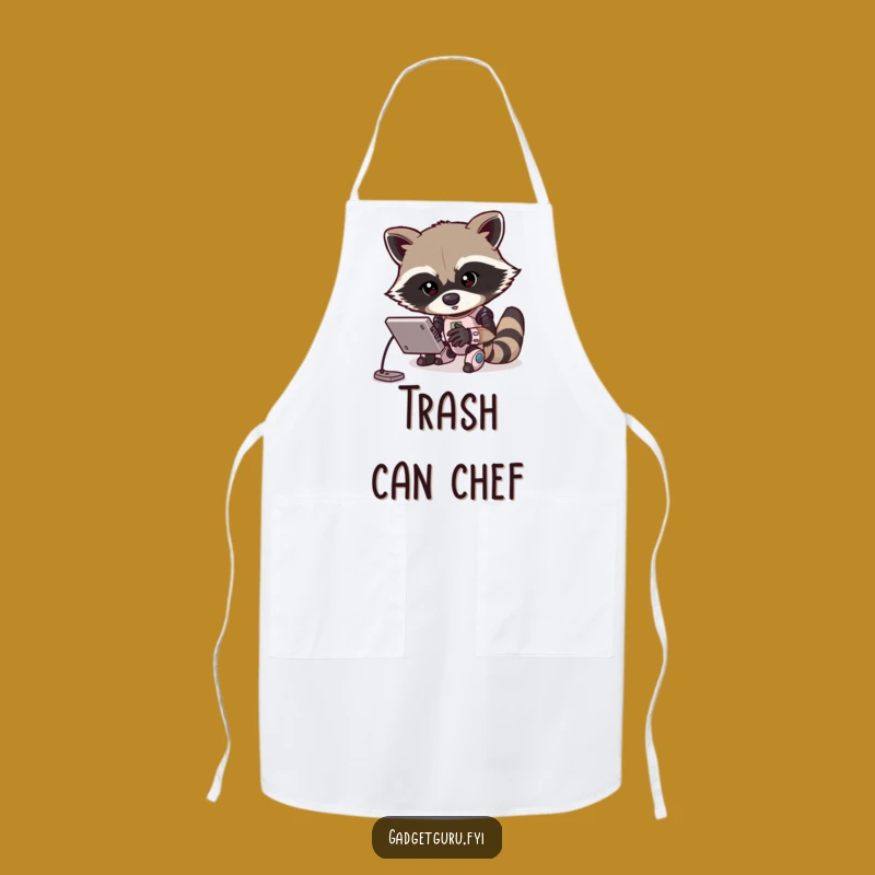 Funny Raccoon Programmer Apron: Cook Up Code with Humor