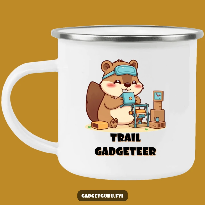 Funny Beaver Camping Mug: Fuel Your Builds, a Crafty & Hilarious Gift!
