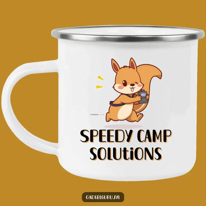Funny Squirrel Gadget Camping Mug: Fuel Your Adventures Fast!