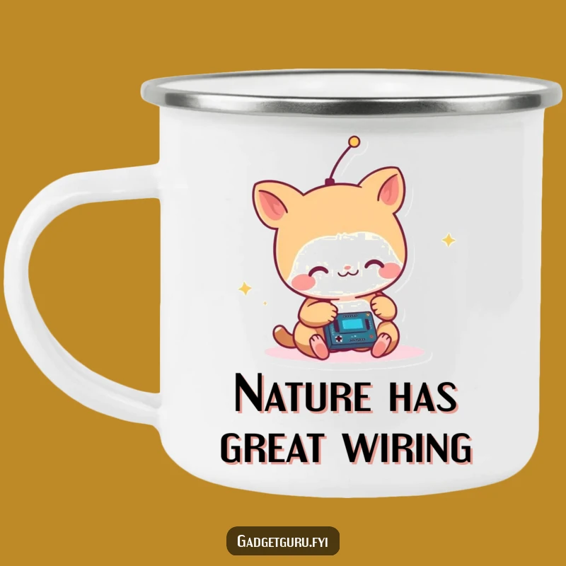 Funny Tinkerer's Camp Mug: Fuel Your Adventures with Gadget Humor