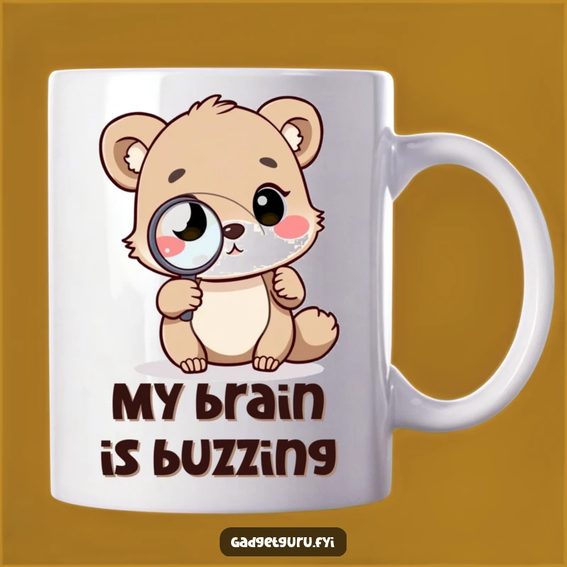 Funny Animal Genius Mug: Perfect Gift for the Curious Mind!