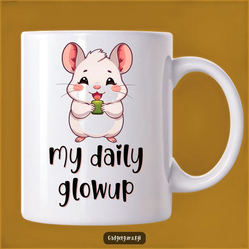 Funny Chinchilla Light Bulb Mug: A Cheerful, Bright Gift for Anyone!