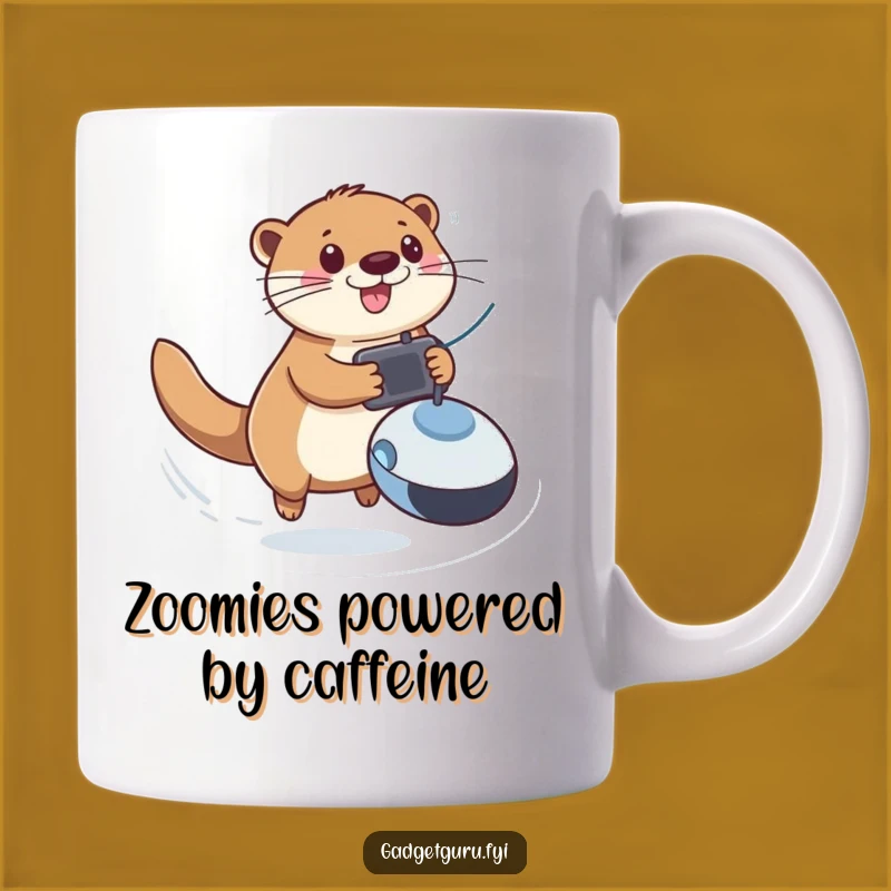Funny Otter RC Toy Mug - Playful Zooming Animal Friend Gift