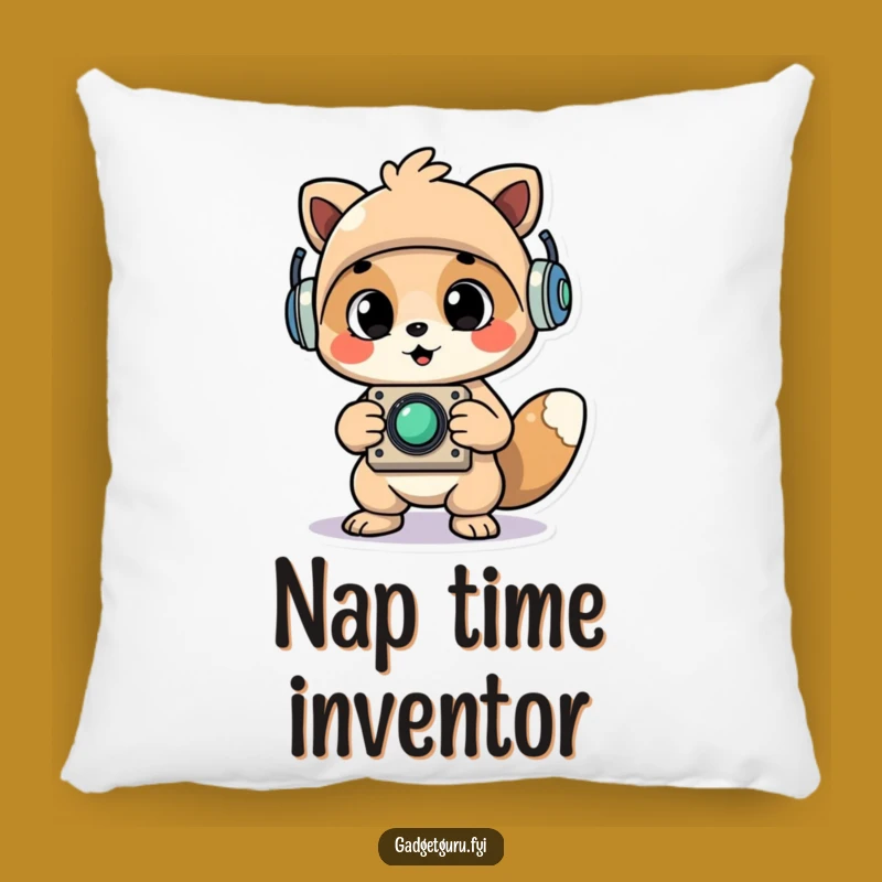 Funny Inventor's Comfort Pillow: Rest Your Creative Head