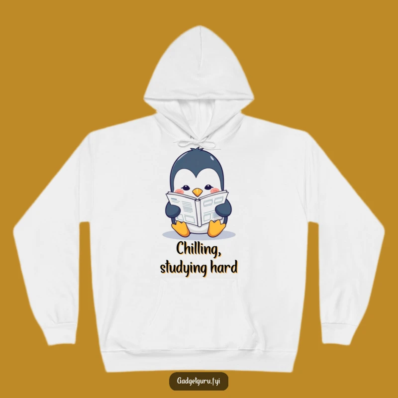 Funny Penguin Hoodie: Stay Cozy While Learning, a Smart Gift!