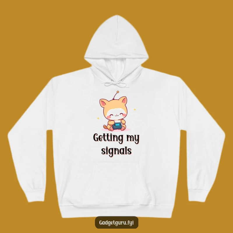 Cozy Funny Inventor Critter Hoodie: Warmth for Your Inner Engineer