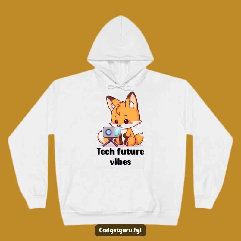 Cozy Funny Fox Hologram Hoodie: Your Go-To for Smart Comfort