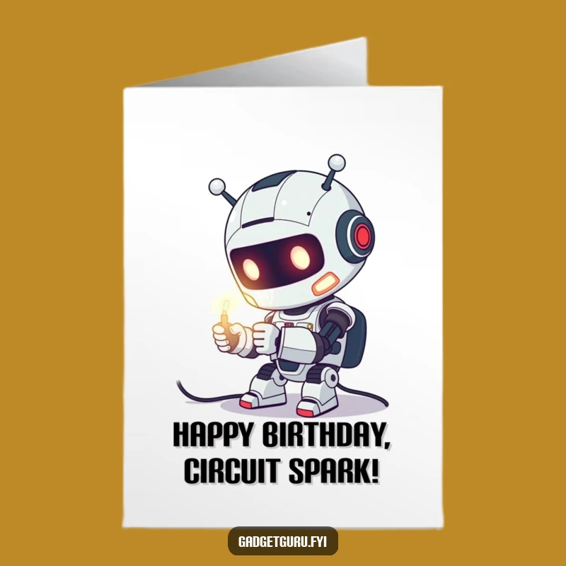 Free Printable Robot Birthday Card: Techy & Funny Downloadable Gift