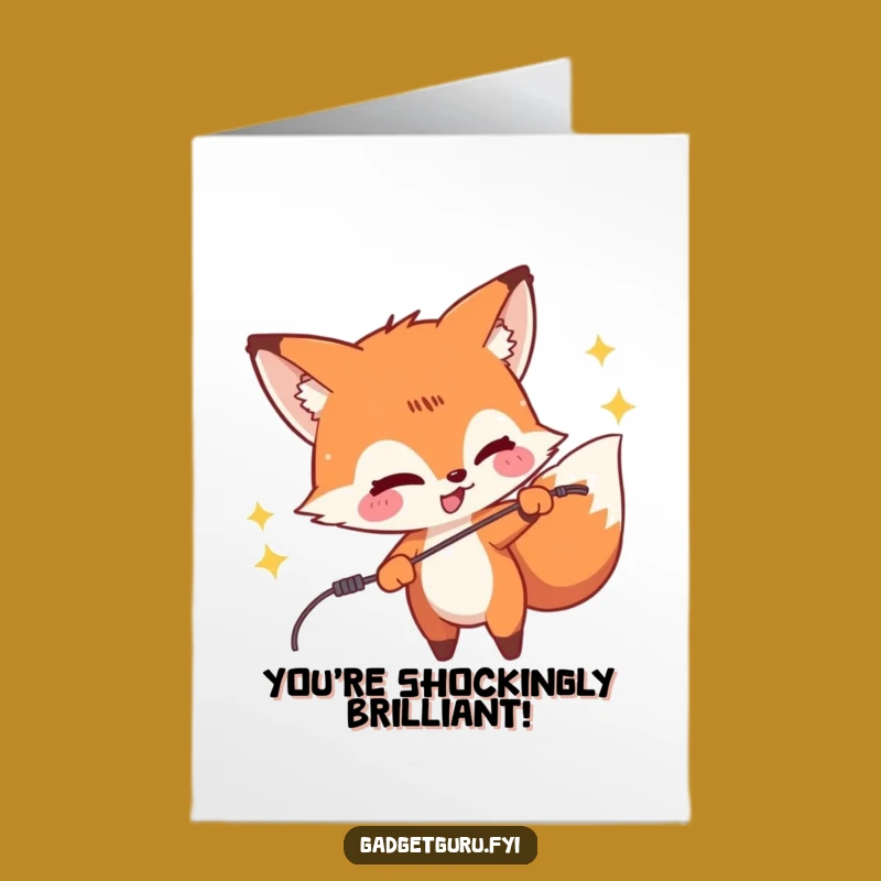 Fox Congrats Card: Free Printable & Shockingly Funny Downloadable Greeting