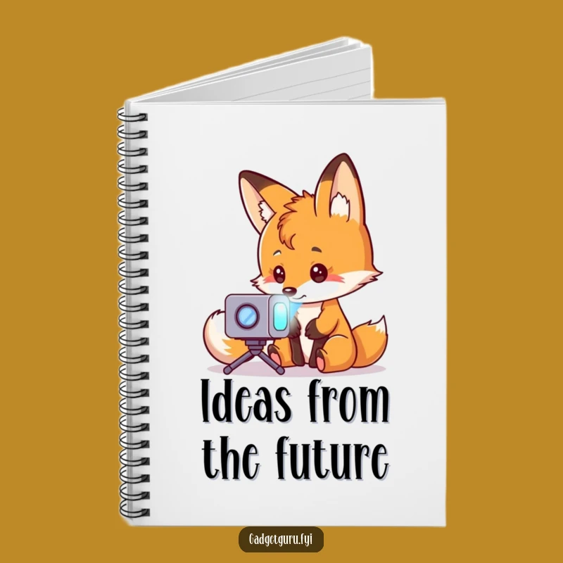 Funny Fox Hologram Notebook: Jot Down Brilliant, Curious Ideas
