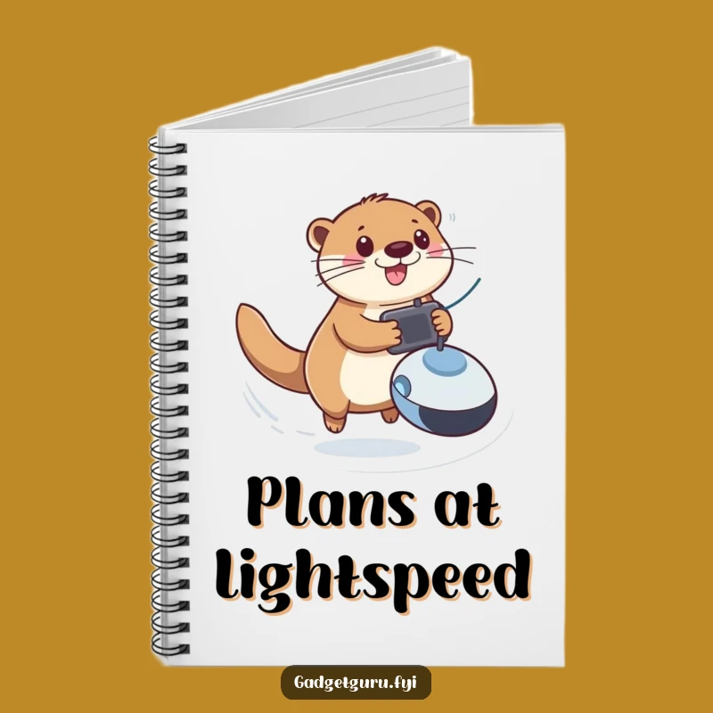 Funny Otter RC Toy Notebook - Jot Down Adventures, Playful Edition