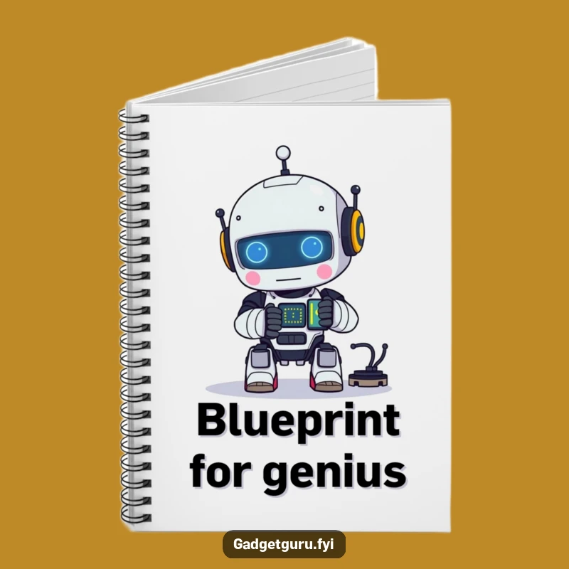 Funny Robot Circuit Journal - Jot Down Smart Ideas!
