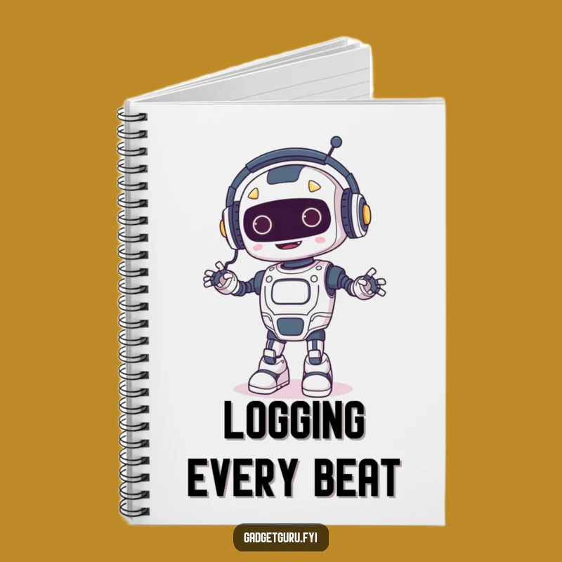 Funny Robot Dancer Notebook: Jot Down Ideas with Bot Beats