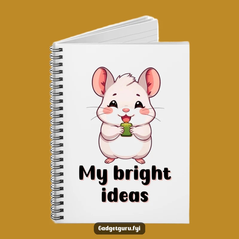 Funny Chinchilla Notebook: Jot Down Ideas with Light, a Cheerful Gift