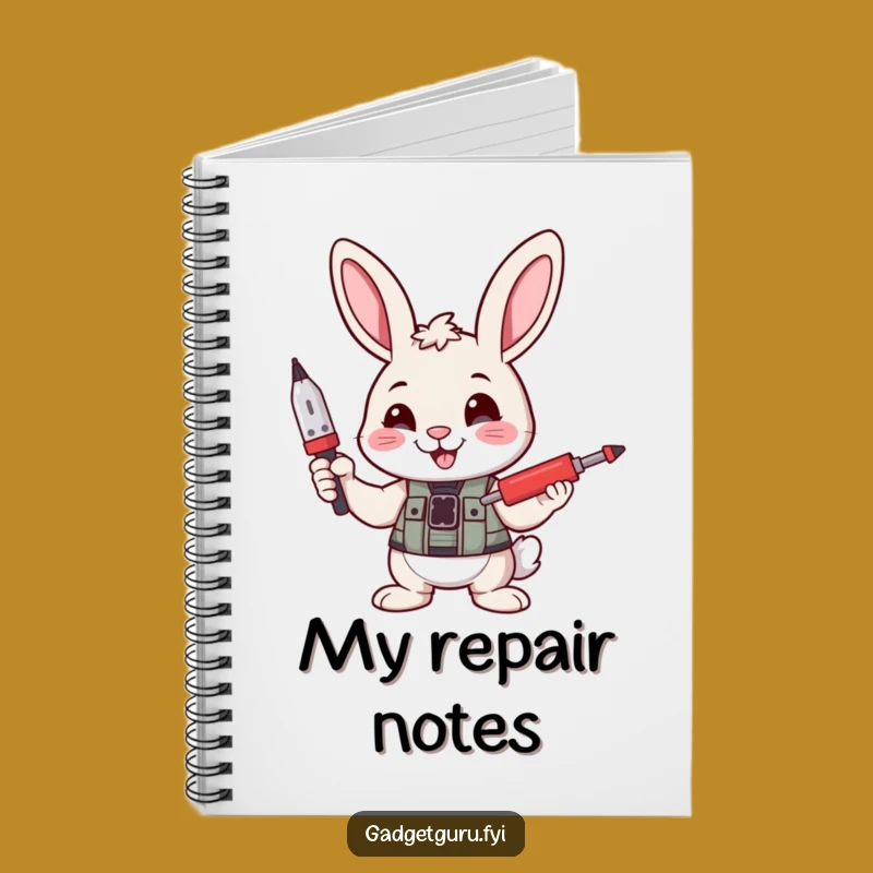Funny Bunny Fixer Notebook: Plan Your Projects with Confidence