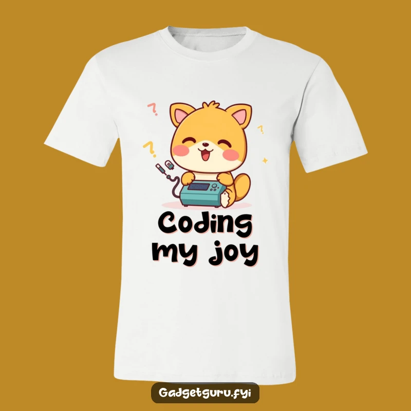 Funny Happy Animal Programming T-Shirt: Code with Cheerful Vibes!
