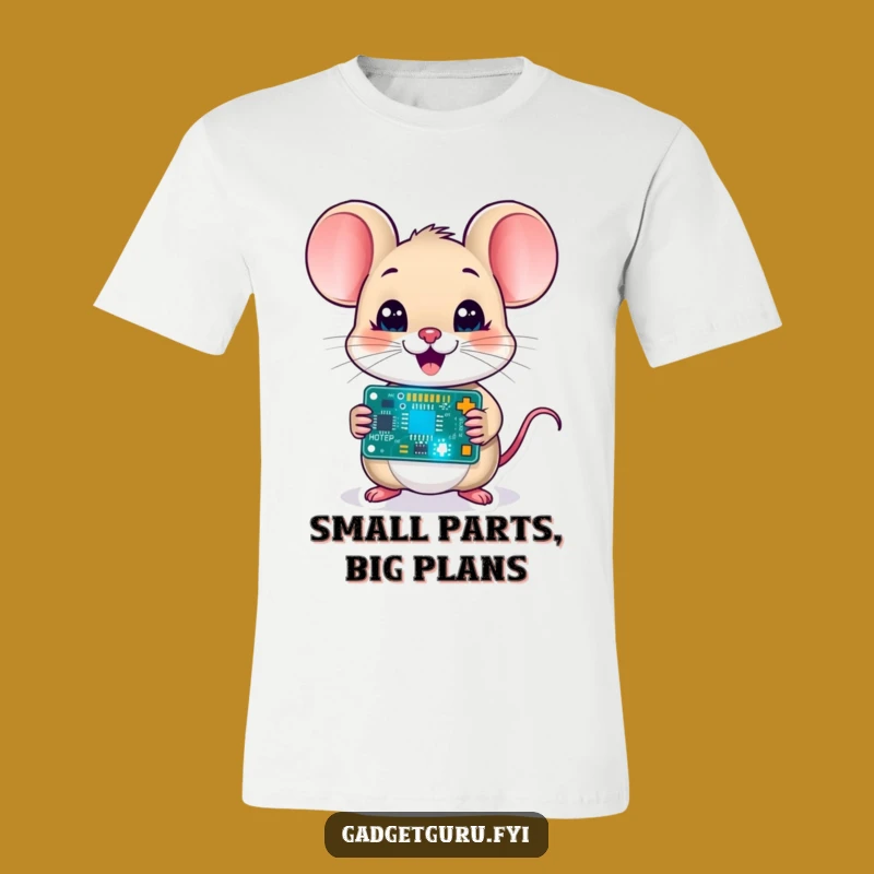 Funny Mouse Circuit Board T-Shirt - Nerdy Tech Apparel Gift