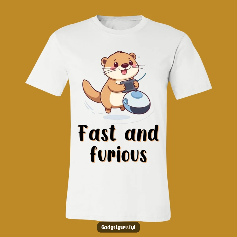 Funny Otter RC Toy T-Shirt - Exciting Zooming Animal Tee