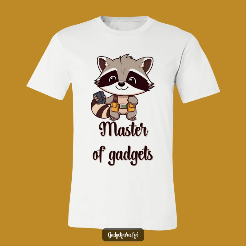 Funny Raccoon Fixer T-Shirt: A Hilarious Gift for DIY Enthusiasts and Tool Belt Lovers